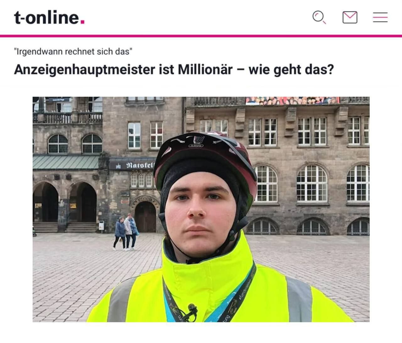 Немец заработал миллион евро на доносах о нарушениях ПДД