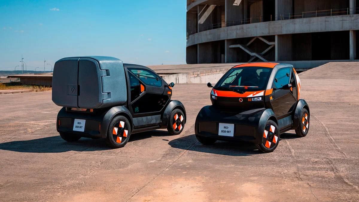 Renault представила миниатюрный электромобиль Mobilize Duo и версию Bento для доставки