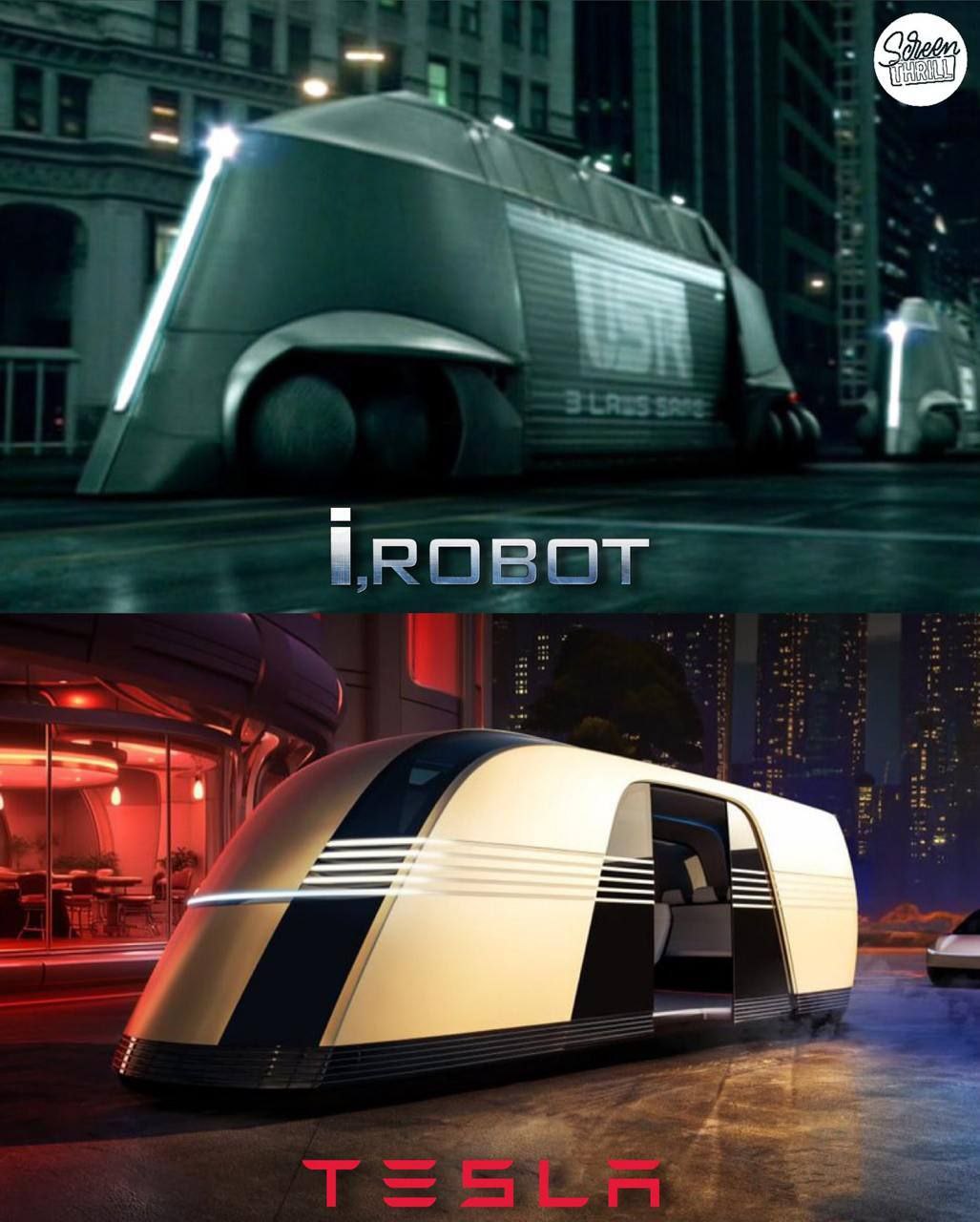 Tesla и «Я, робот»: Дизайн машин и неожиданные параллели