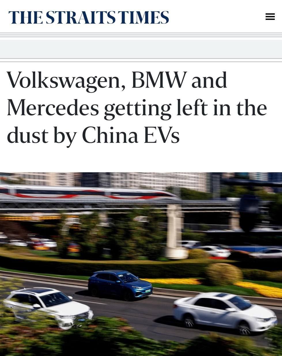 BMW, VW и Mercedes теряют покупателей из-за китайских авто