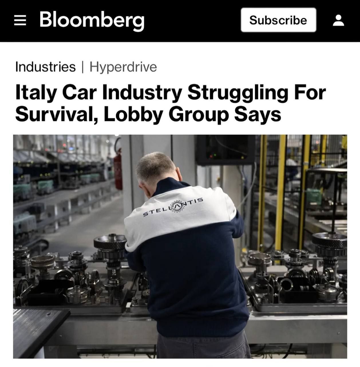 Итальянский автопром на грани выживания